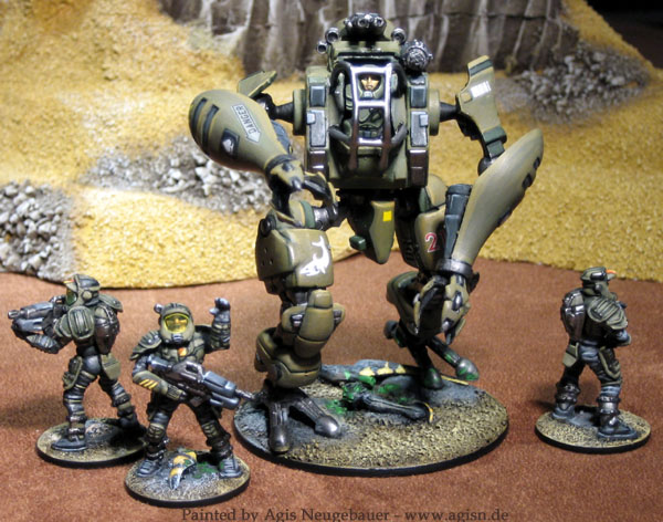 Agis Page of miniature painting and gaming - Starship Troopers