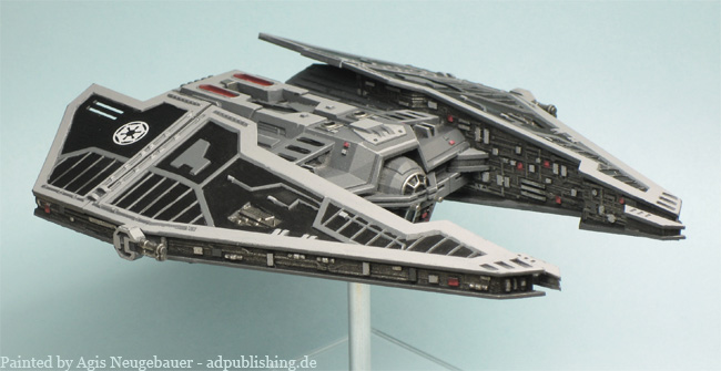 STAR WARS The Old Republic Sith ship 3D Printed Model 